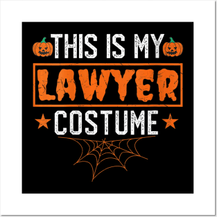 Womens This Is My Lawyer Costume Shirt Funny Halloween Posters and Art